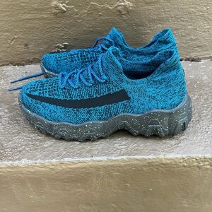 SHEIN Blue Knit Sneakers for Men